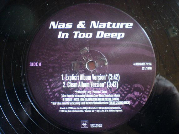 Nas & Nature / Ali Vegas - In Too Deep / The Specialist (12")