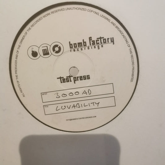 3000AD - Luvability (12", TP)