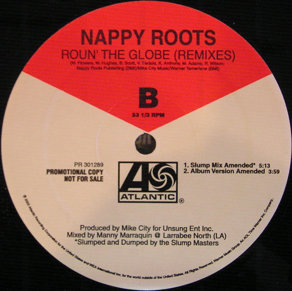 Nappy Roots - Roun' The Globe (Remixes) (12", Promo)
