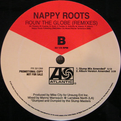 Nappy Roots - Roun' The Globe (Remixes) (12", Promo)