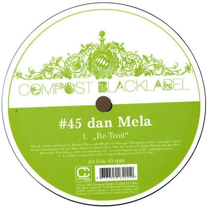 Dodi Palese / Dan Mela - Glow / Re-Troit (12")