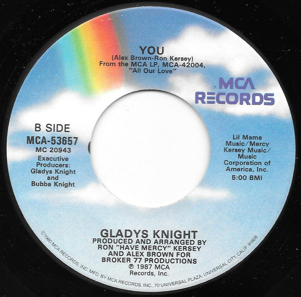 Gladys Knight : Licence To Kill (7")