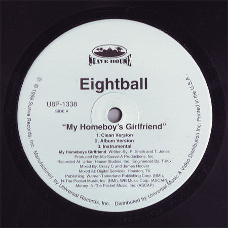 Eightball (3) : My Homeboy's Girlfriend (12")