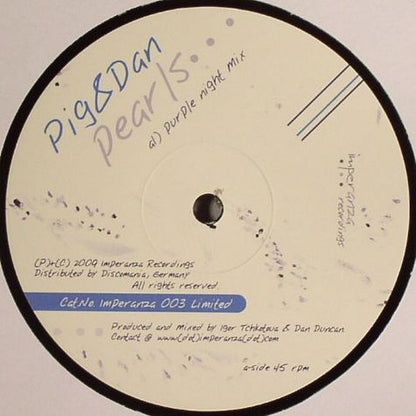 Pig & Dan / Gaetano : Pearls... (12", Ltd)