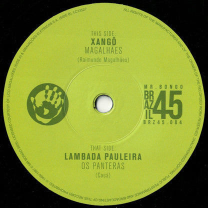 Magalhães / Os Panteras  - Xangô / Lambada Pauleira (7", Single)