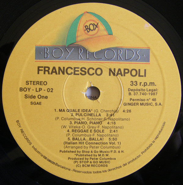 Francesco Napoli - Balla... The First Dance (LP, Album)