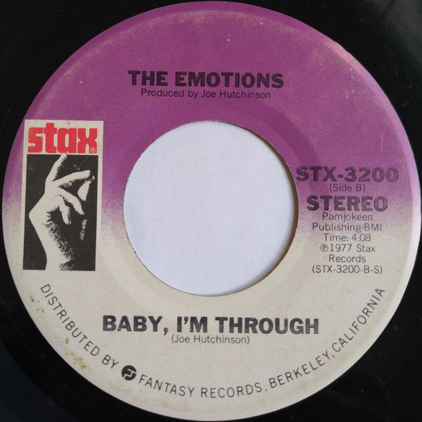 The Emotions : Shouting Out Love (7", San)