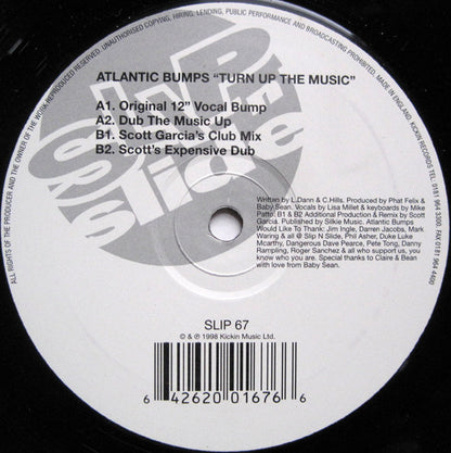 Atlantic Bumps : Turn Up The Music (12")