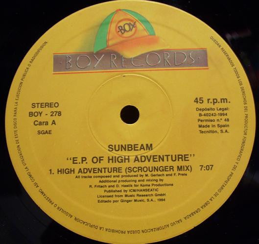 Sunbeam - E.P. Of High Adventure (12", EP)
