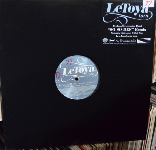 LeToya Featuring Mike Jones & Rick Ross - Torn (So So Def Remix) (12")