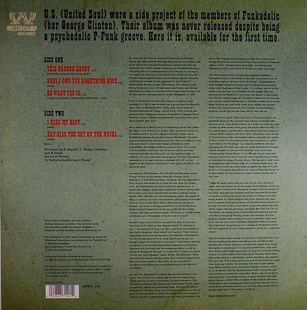 U.S. (9) : Music With Funkadelic (LP, Album)