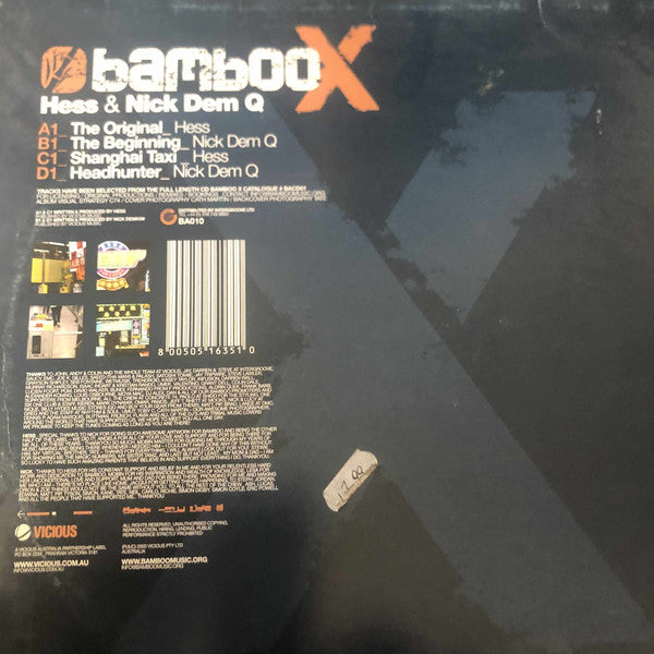 Hess & Nick Dem Q : Bamboo X (2x12")