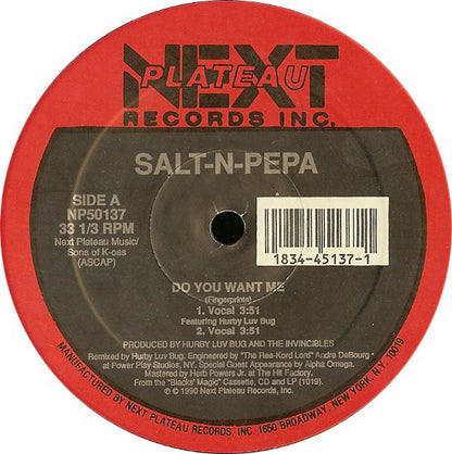 Salt 'N' Pepa : Do You Want Me (12")