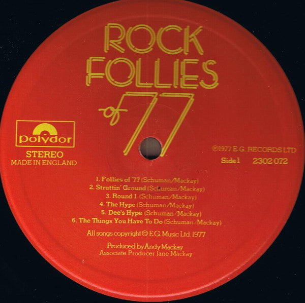 Julie Covington, Sue Jones-Davies, Charlotte Cornwell, Rula Lenska - Rock Follies Of 77 (LP, Album)