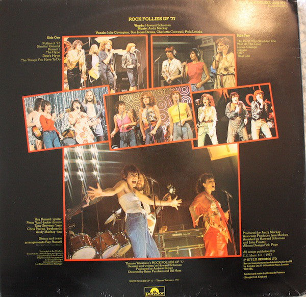 Julie Covington, Sue Jones-Davies, Charlotte Cornwell, Rula Lenska - Rock Follies Of 77 (LP, Album)