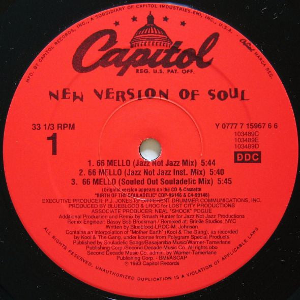 New Version Of Soul : 66 Mello (12")