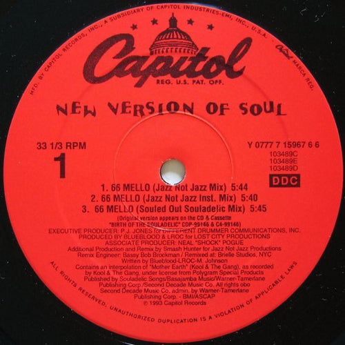 New Version Of Soul : 66 Mello (12")