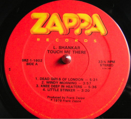 L. Shankar* - Touch Me There (LP, Album)