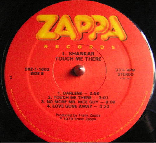 L. Shankar* - Touch Me There (LP, Album)