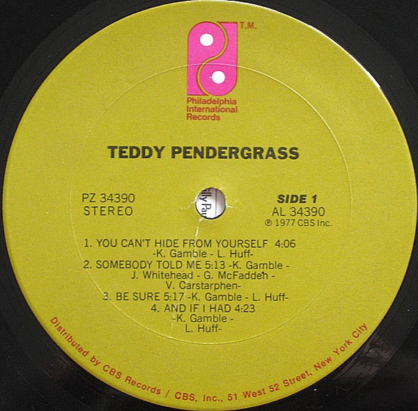 Teddy Pendergrass - Teddy Pendergrass (LP, Album, San)