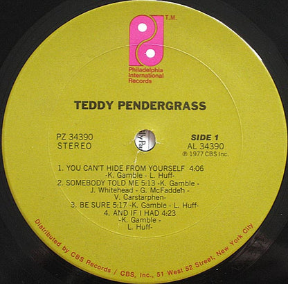 Teddy Pendergrass - Teddy Pendergrass (LP, Album, San)