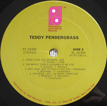Teddy Pendergrass - Teddy Pendergrass (LP, Album, San)