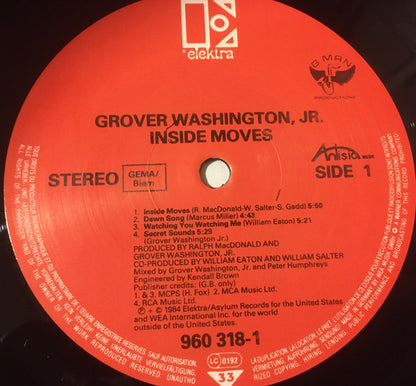 Grover Washington, Jr. - Inside Moves (LP, Album)