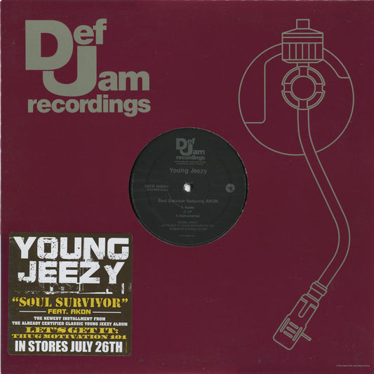 Young Jeezy : Soul Survivor (12", Single, Promo)