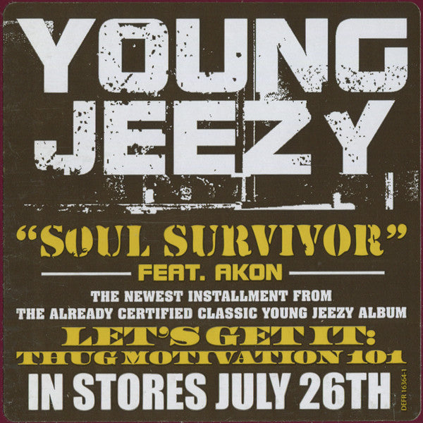 Young Jeezy : Soul Survivor (12", Single, Promo)