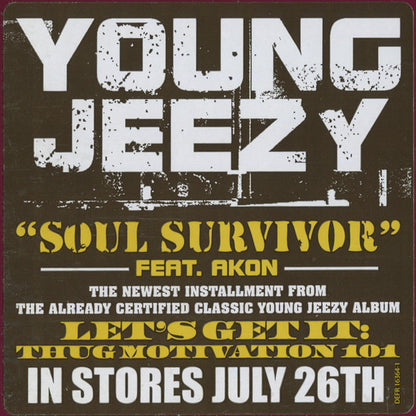 Young Jeezy : Soul Survivor (12", Single, Promo)