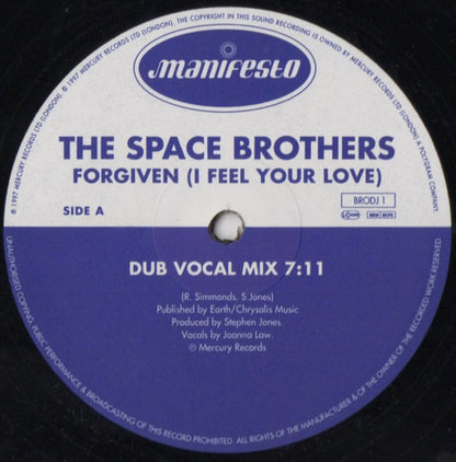 The Space Brothers - Forgiven (I Feel Your Love) (12", Promo)