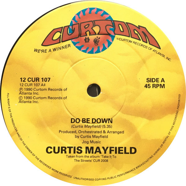 Curtis Mayfield : Do Be Down (12")