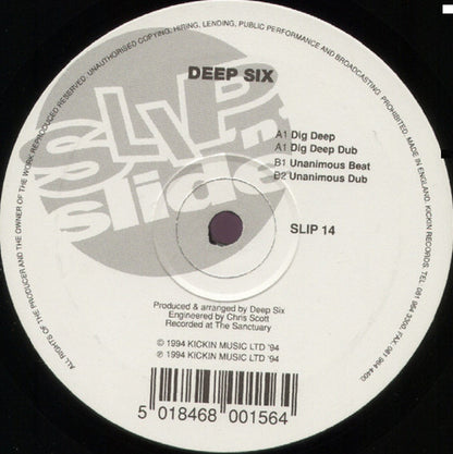 Deep Six : Dig Deep / Unanimous (12")