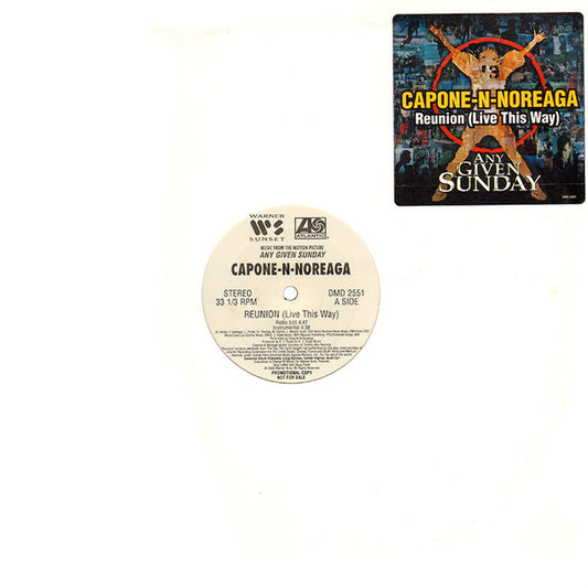 Capone -N- Noreaga : Reunion (Live This Way) (12", Promo)