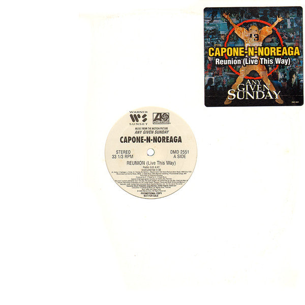 Capone -N- Noreaga : Reunion (Live This Way) (12", Promo)
