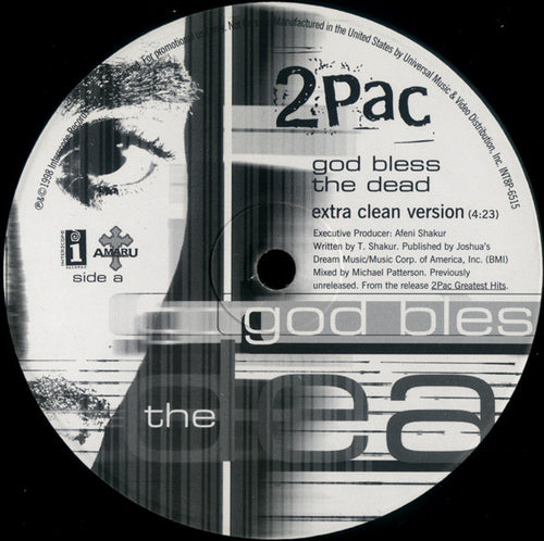 2Pac : God Bless The Dead (12", Promo)