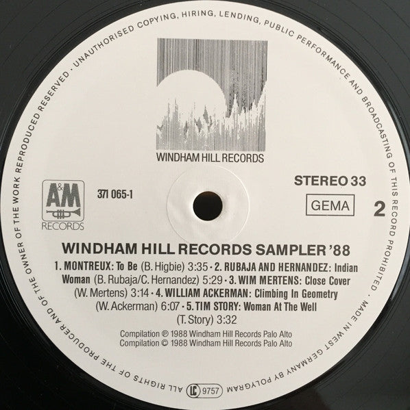 Various - Windham Hill Records Sampler '88 (LP, Smplr)