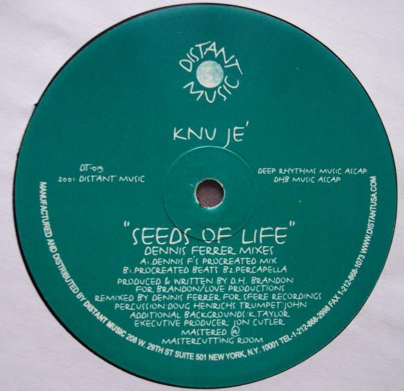 Knu Je' : Seeds Of Life (Dennis Ferrer Mixes) (12", Par)