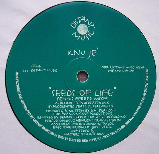 Knu Je' : Seeds Of Life (Dennis Ferrer Mixes) (12", Par)