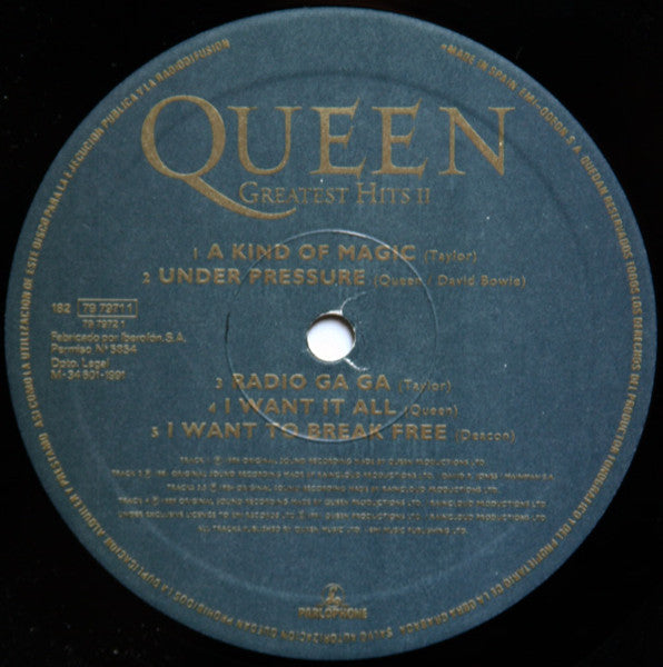 Queen : Greatest Hits II (2xLP, Comp, Gat)