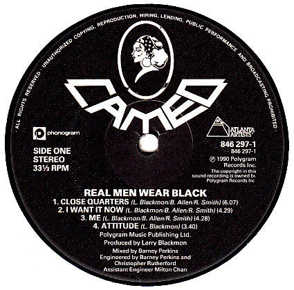 Cameo - Real Men … Wear Black (LP, Album)