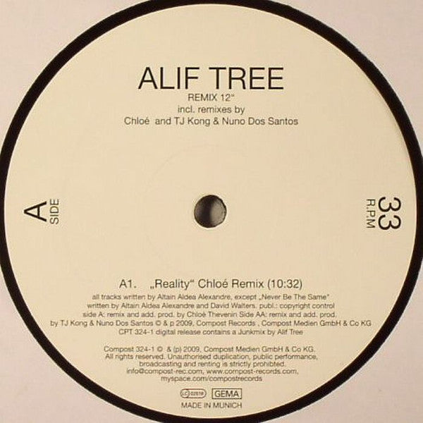 Alif Tree - Remix 12" (12")