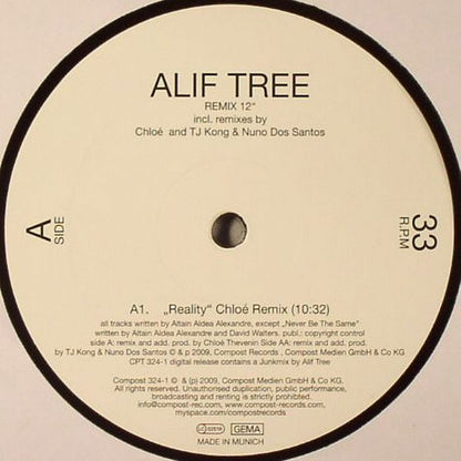Alif Tree - Remix 12" (12")