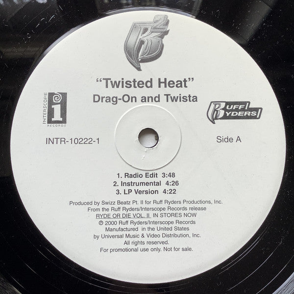 Drag-On And Twista / Parlé* - Twisted Heat / It's Going Down (12", Promo)