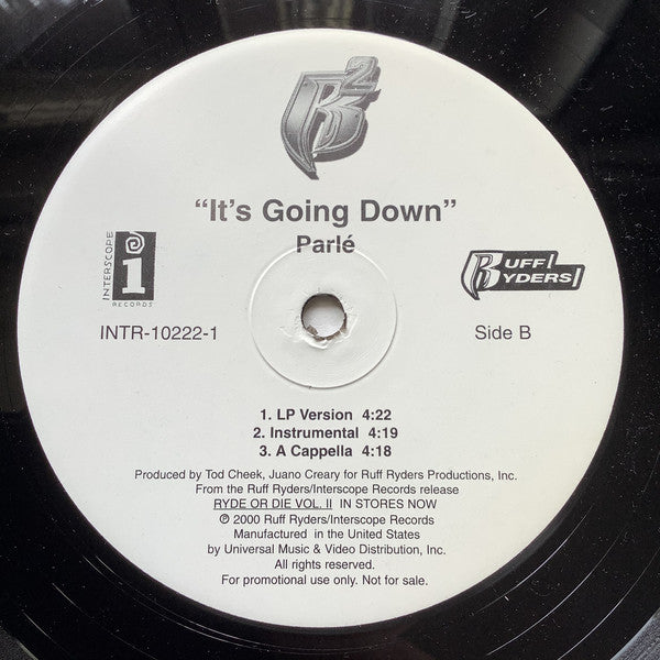 Drag-On And Twista / Parlé* - Twisted Heat / It's Going Down (12", Promo)