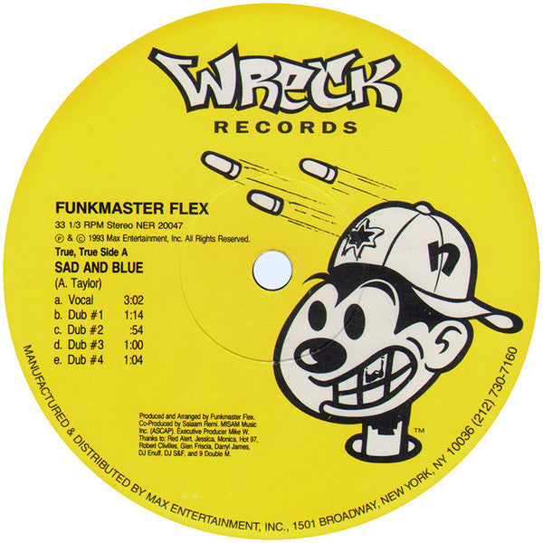 Funkmaster Flex - Sad And Blue (12")
