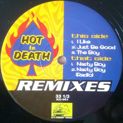 Various : Hot To Death Remixes (12", Unofficial)