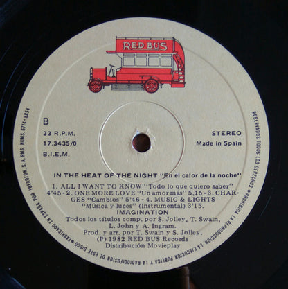 Imagination : In The Heat Of The Night (LP, Album)