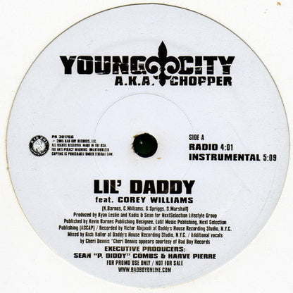 Young City A.K.A. Chopper  - Lil' Daddy (12", Promo)