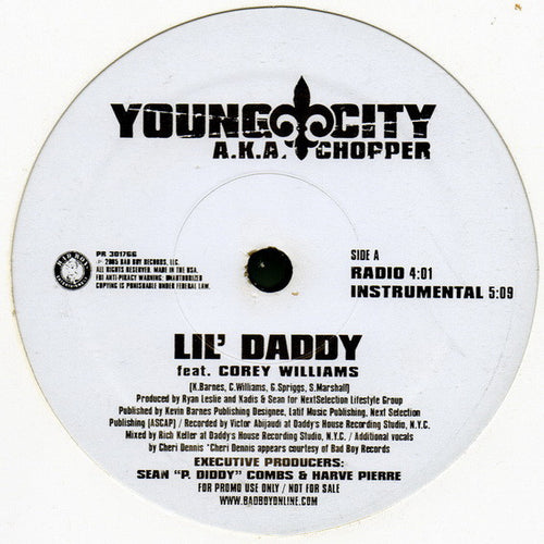 Young City A.K.A. Chopper  - Lil' Daddy (12", Promo)